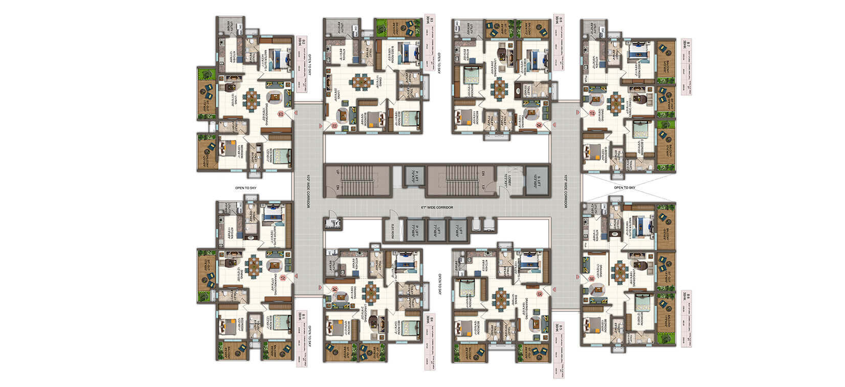 3 BHK Flats for Sale near Kondapur